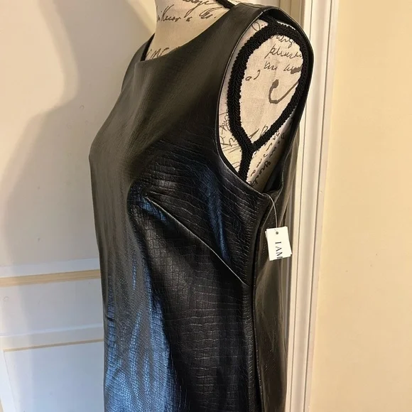 Shelby & Palmer faux leather dress - Picture 3 of 4